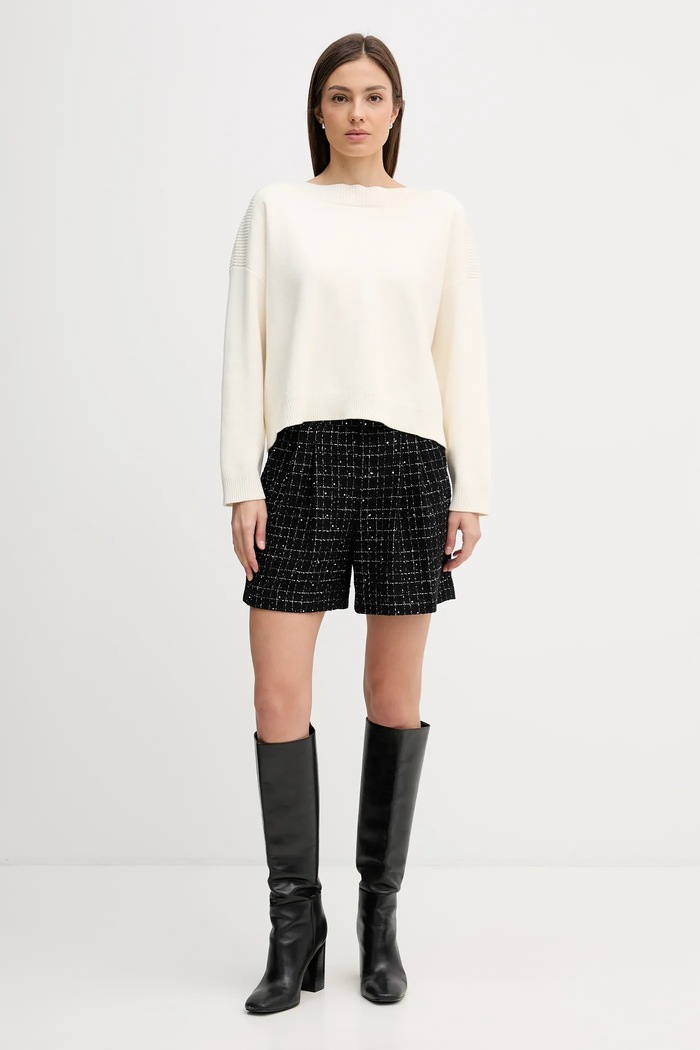 Светр з домішкою вовни United Colors of Benetton 10ICD10GC бежевий SS26