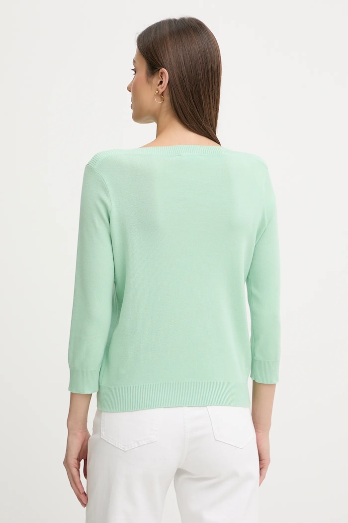 Odzież United Colors of Benetton sweter damski bawełniany 1C19D10G1 zielony