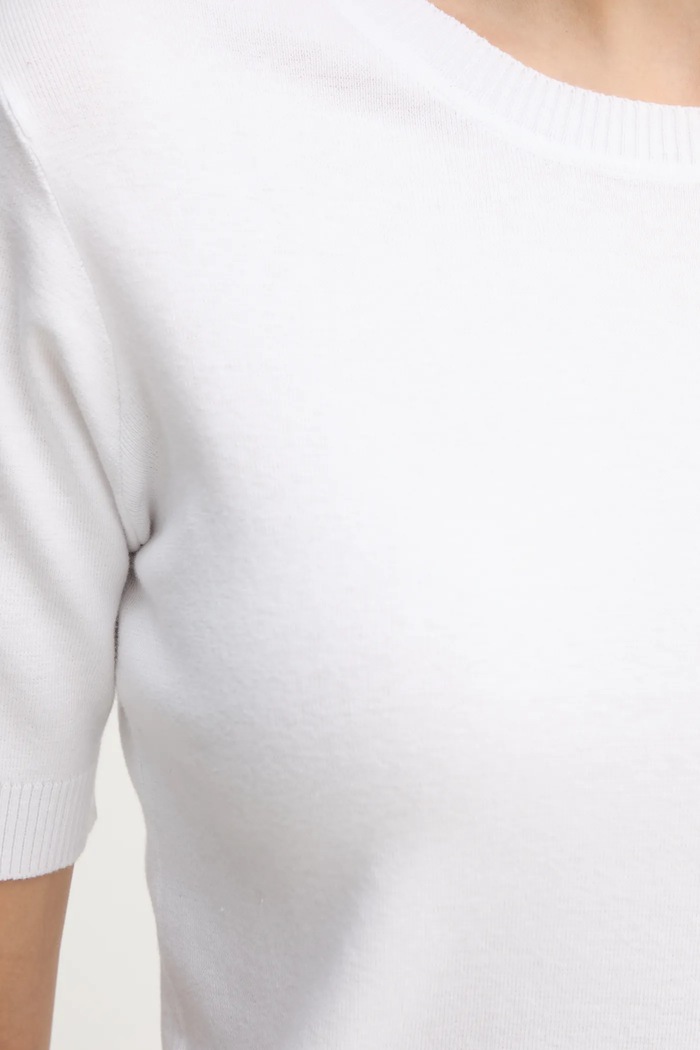 United Colors of Benetton t-shirt γυναικείο βαμβακερό 1C19D10G2 λευκό