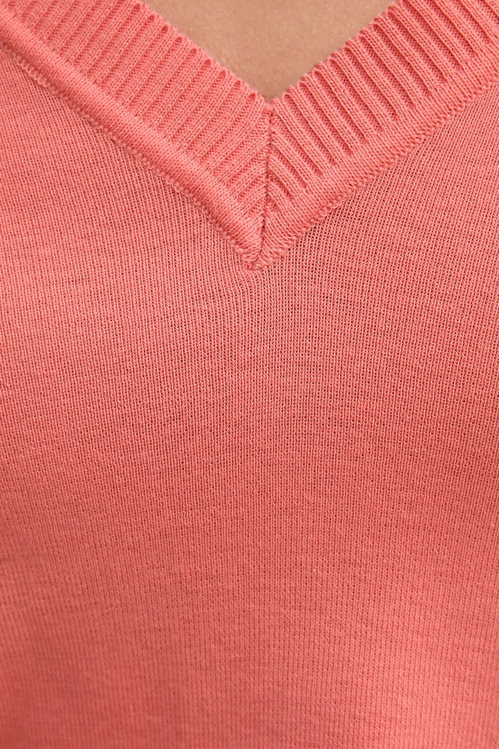 United Colors of Benetton női pamut pulóver 1C19D403N narancssárga