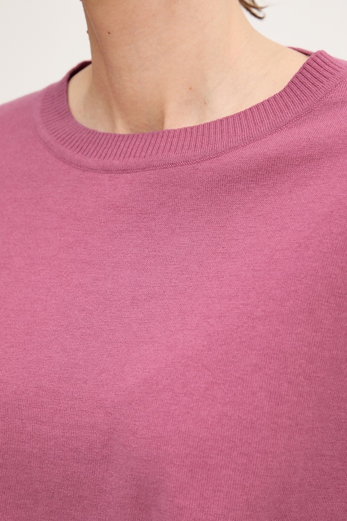 United Colors of Benetton sweter damski z wełną 1Y6SD10FX różowy
