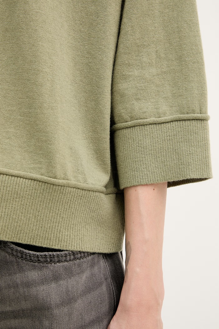 United Colors of Benetton sweter damski z wełny 1Y6SD10FX zielony