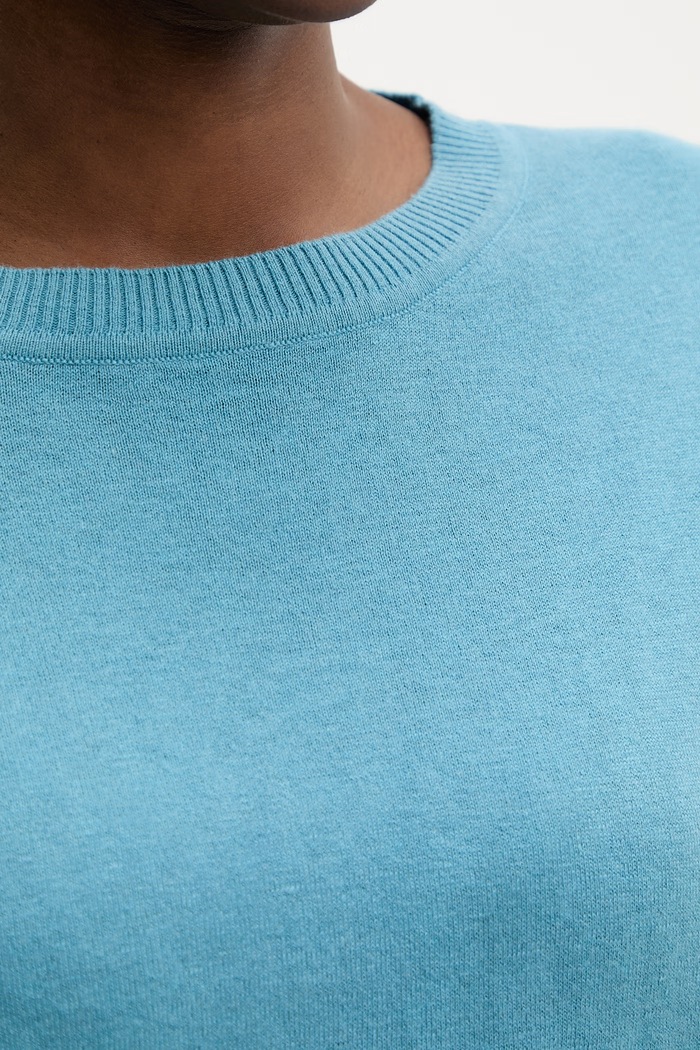 United Colors of Benetton pulover pentru femei, cu amestec de lână 1Y6SD10FX albastru