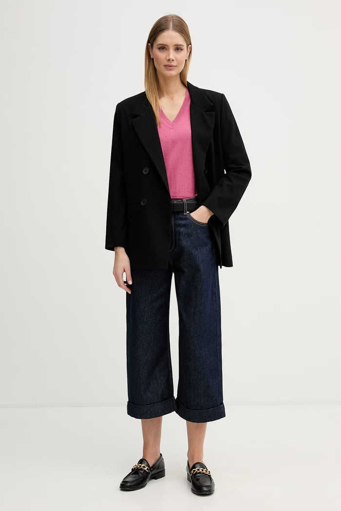 United Colors of Benetton pulover pentru femei, cu amestec de lână 1Y6SD403O roz SS26