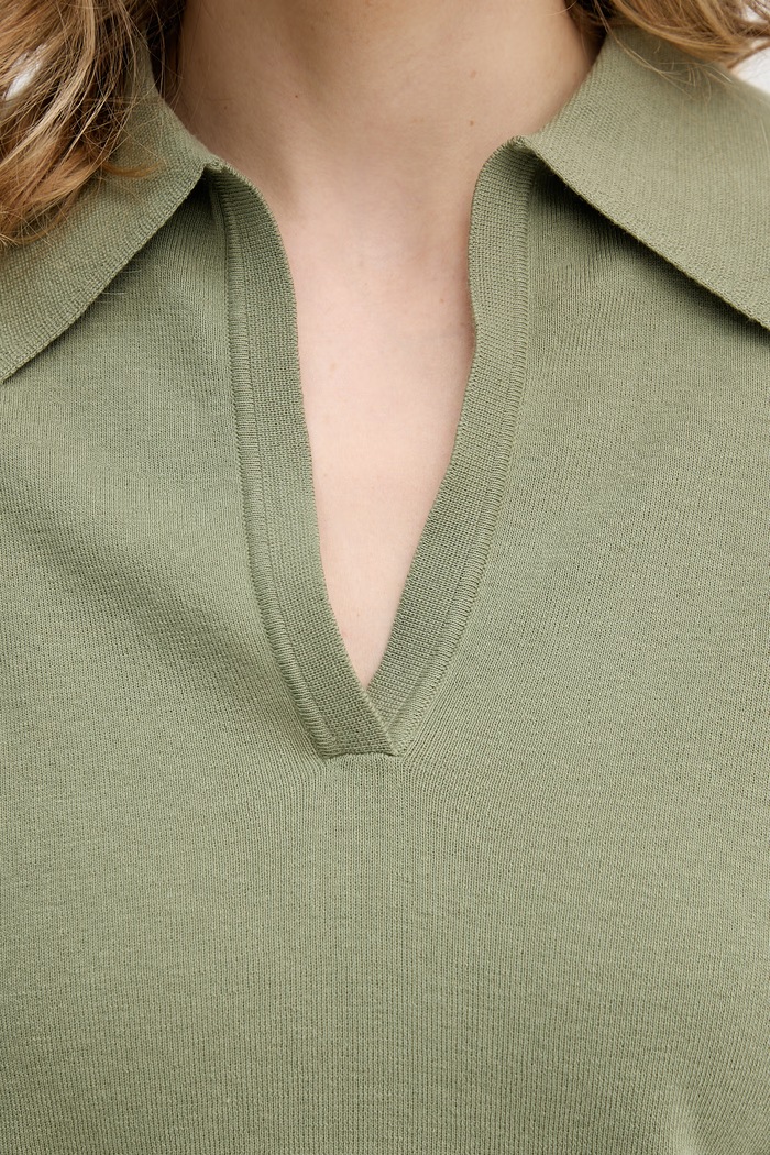 United Colors of Benetton pulover pentru femei, din bumbac 1C19D301I verde
