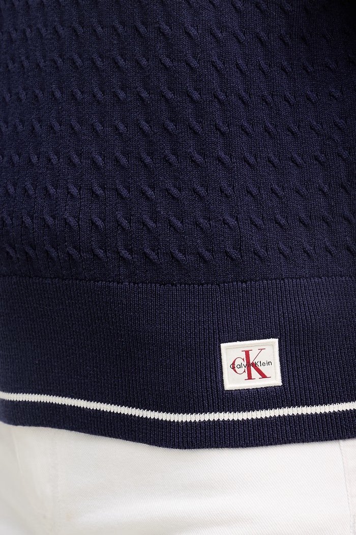 Calvin Klein Jeans póló női LV047F320G sötétkék