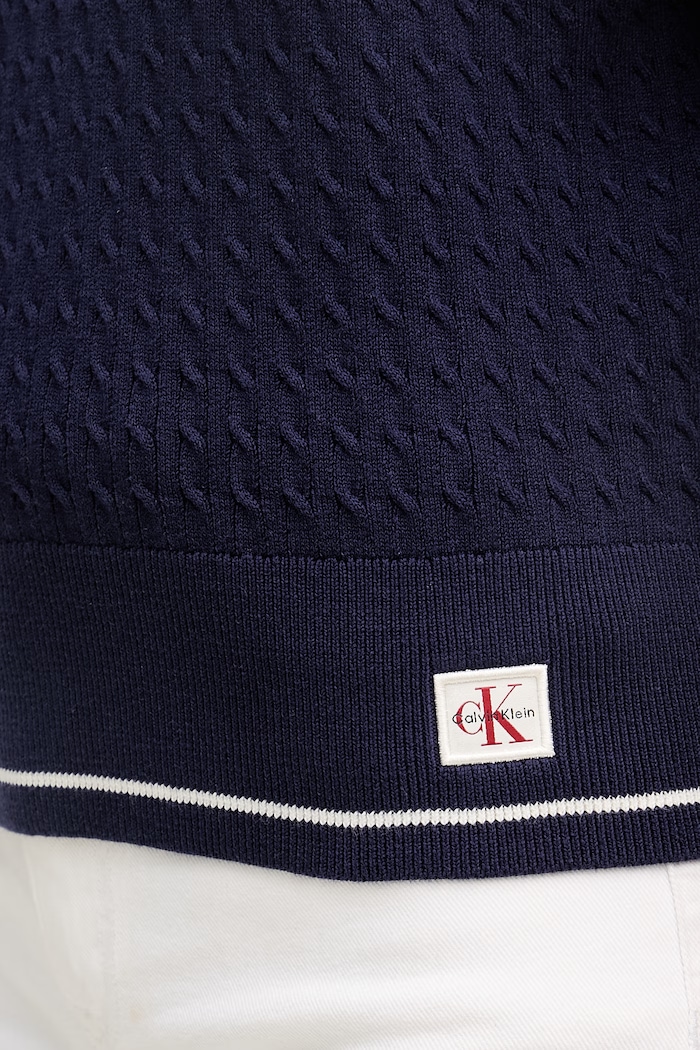 Calvin Klein Jeans póló női LV047F320G sötétkék