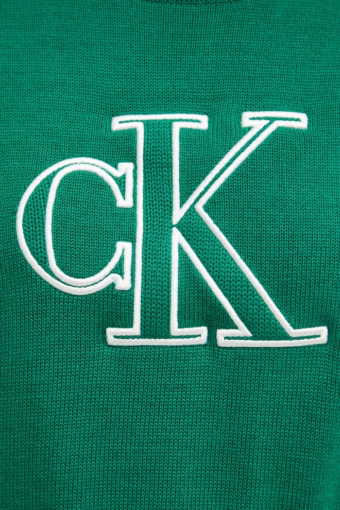 Calvin Klein Jeans úpletové tričko dámske bavlnené LV047F356G zelená
