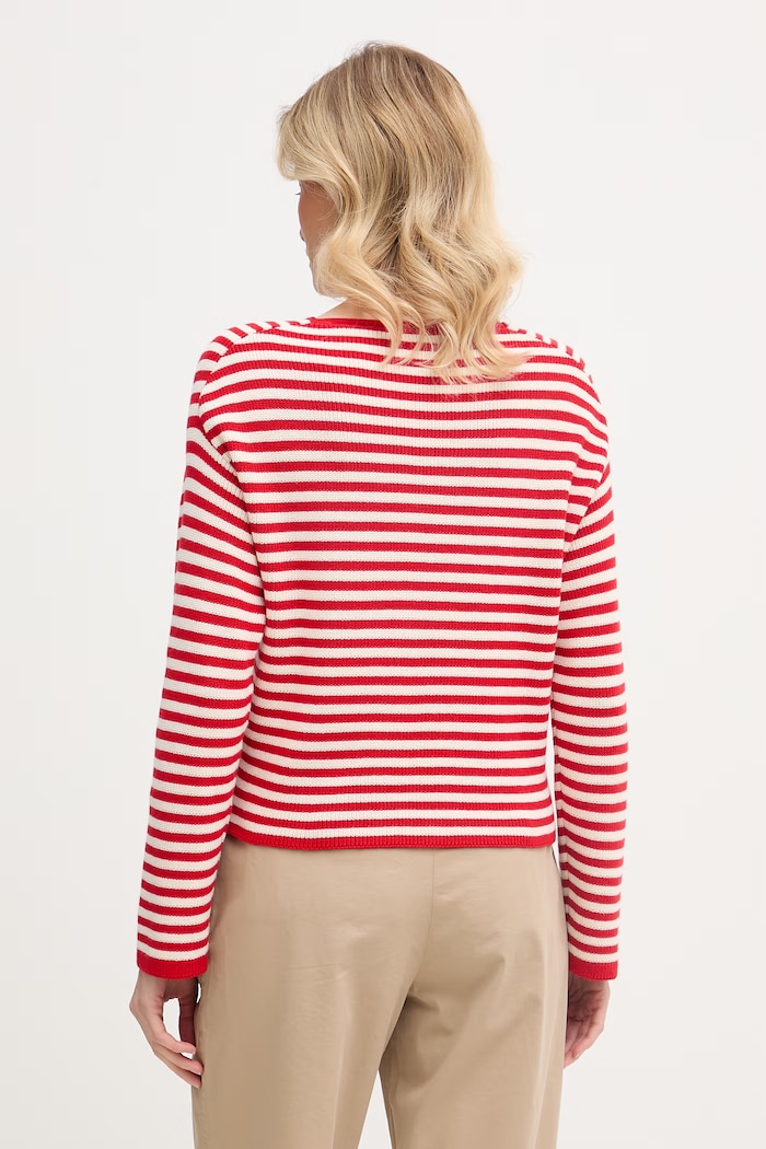 Odzież Tommy Hilfiger sweter damski bawełniany WW0WW48470 czerwony