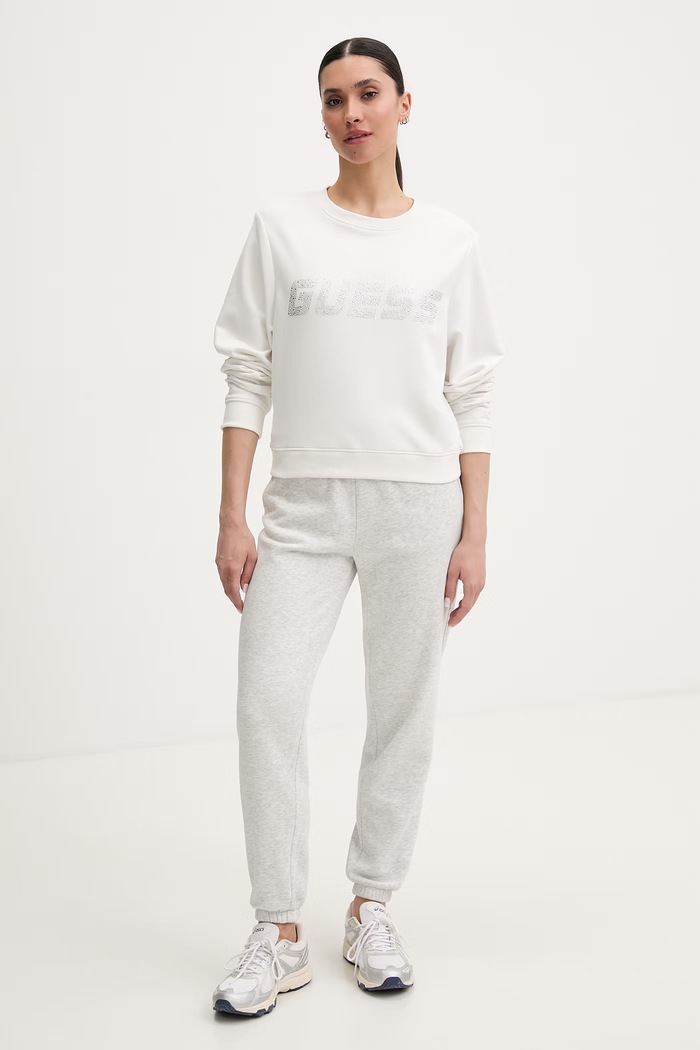 Guess dámska mikina SILVY V6GQ13.K3091 biela SS26