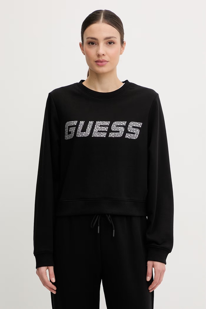 Guess dámska mikina SILVY čierna V6GQ13.K3091