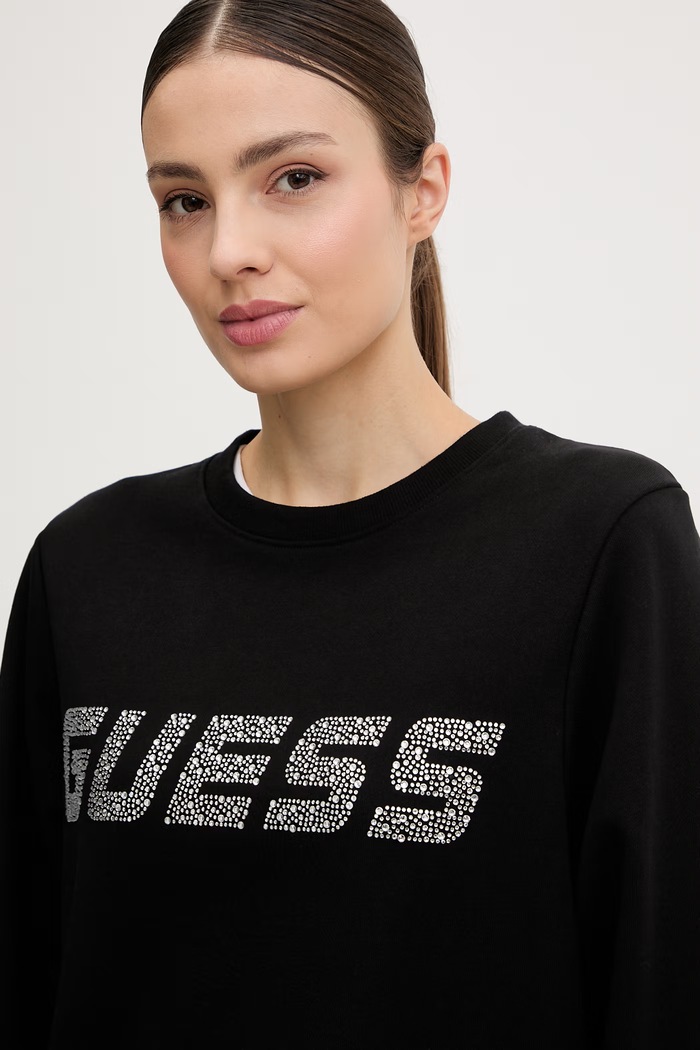 Guess dámska mikina SILVY čierna V6GQ13.K3091