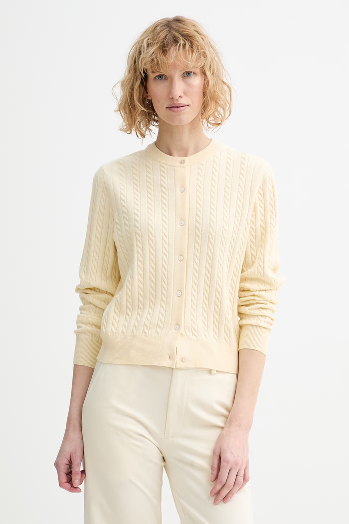 Levi's cardigan SUPER SOFT subtiri galben 0037P.0016