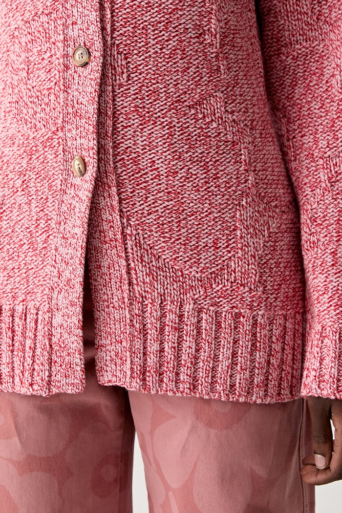 Marimekko cardigan pentru femei, din lână 095224 roz
