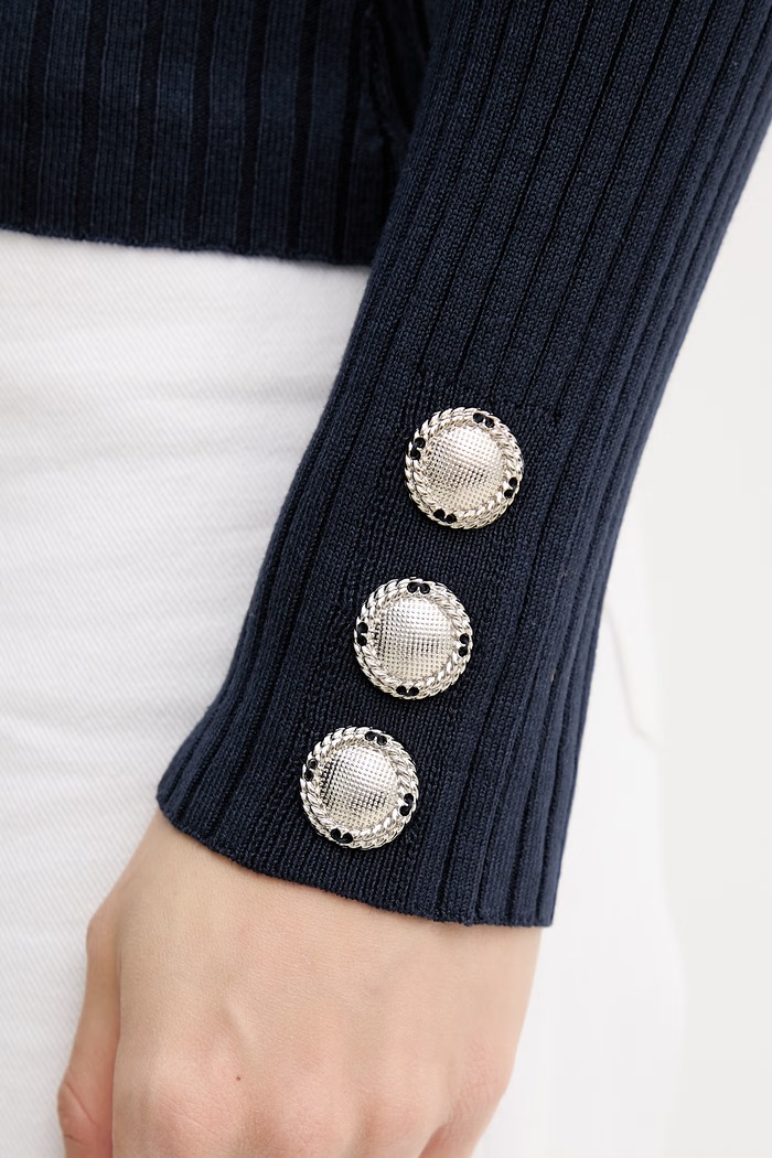 Marc Aurel sweter damski 8338A10318 granatowy