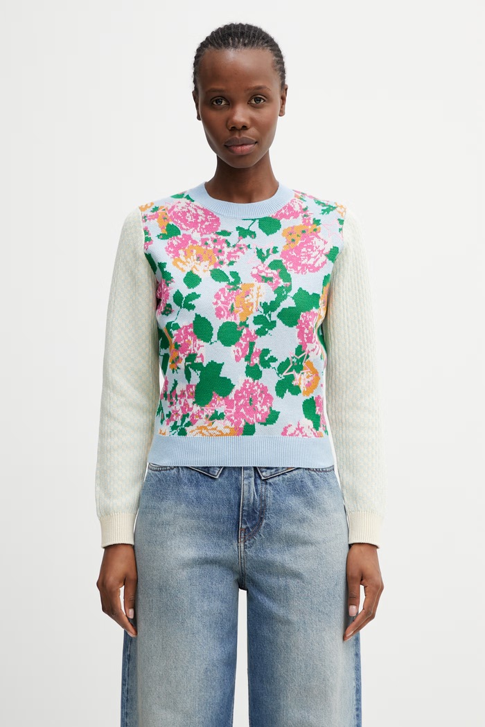 Kenzo Jumper светр з вовною жіночий блакитний FG52PU7453DY