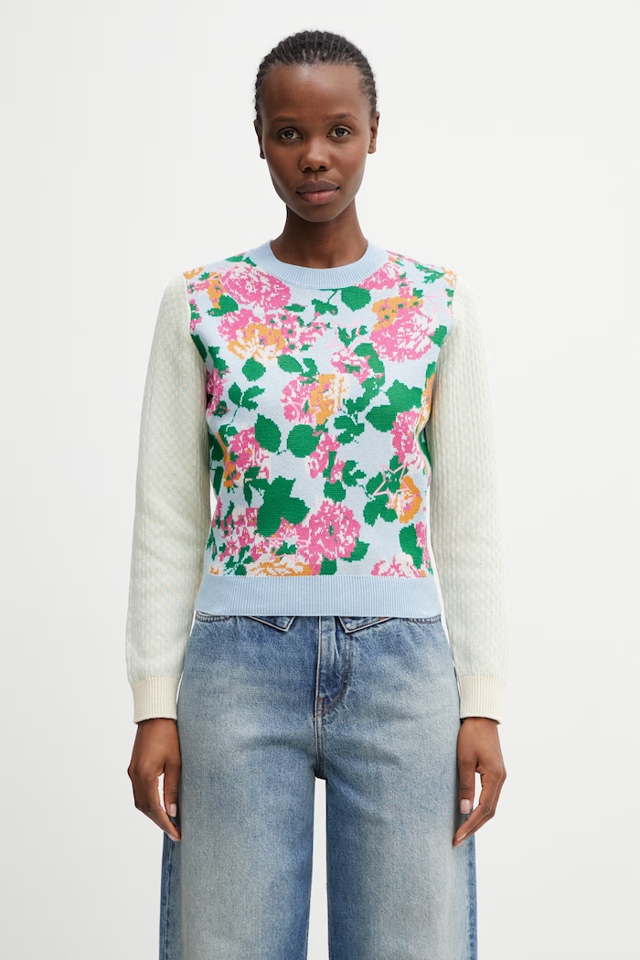 Kenzo Jumper светр з вовною жіночий блакитний FG52PU7453DY