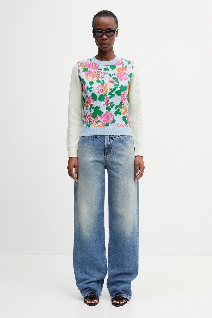 Kenzo Jumper светр з вовною жіночий FG52PU7453DY блакитний
