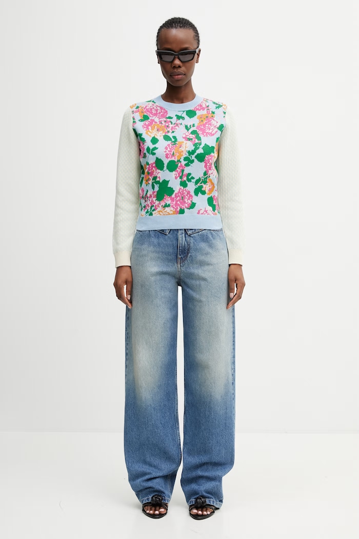 Kenzo Jumper светр з вовною жіночий FG52PU7453DY блакитний