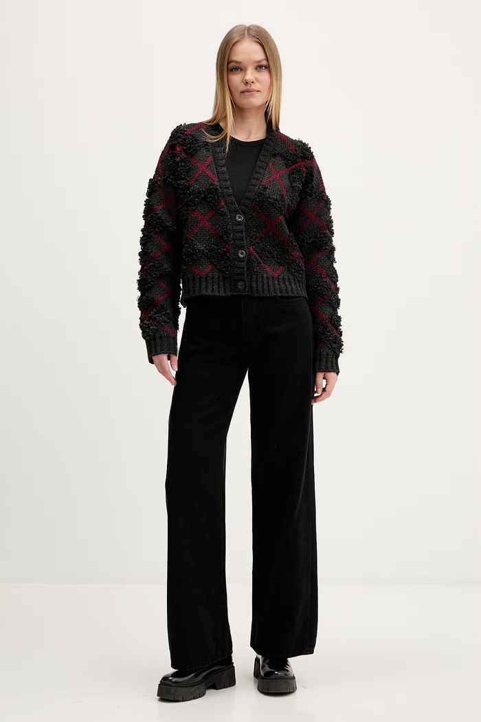 Kardigán The Ragged Priest RPHL251037KW sivá SS26