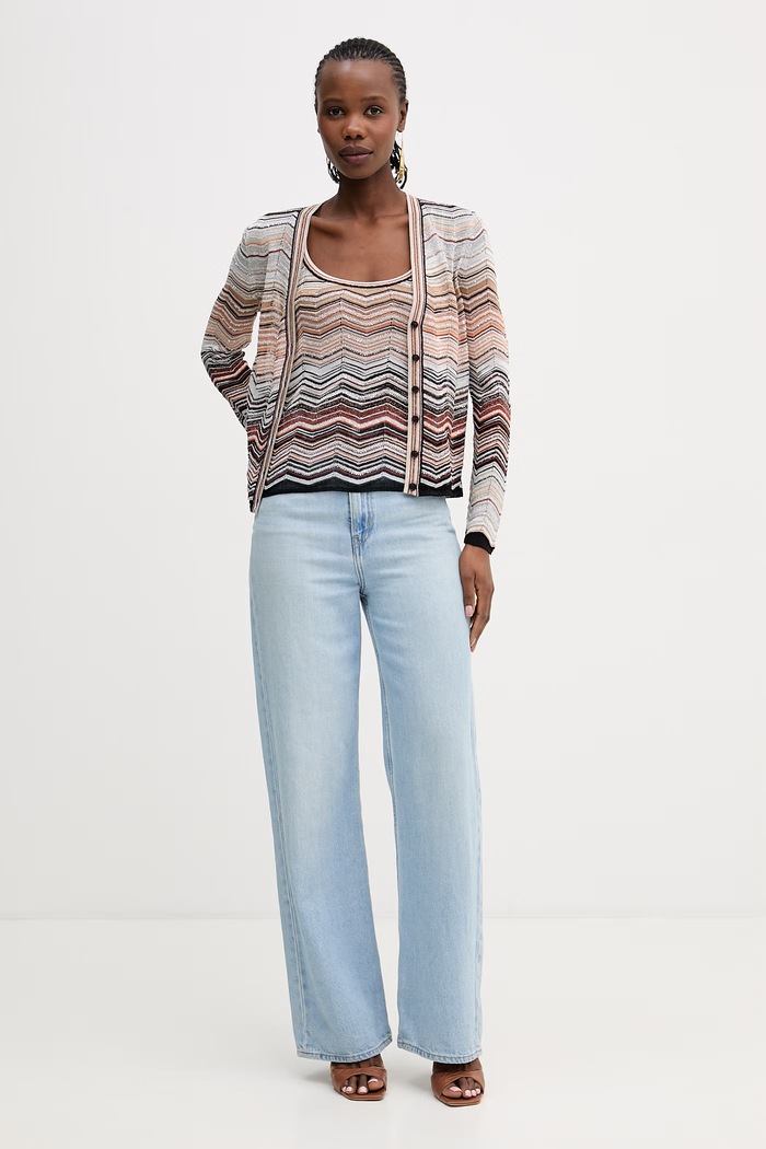 Kardigan Missoni DS26SM0G.BK01H9 béžová SS26