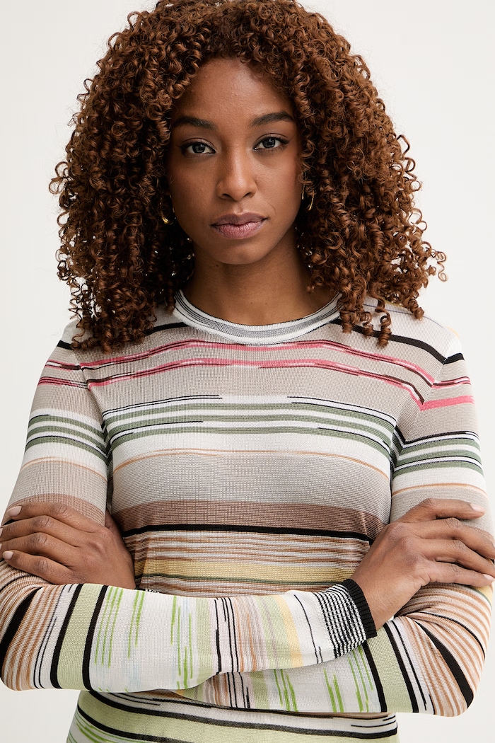 Missoni pulover pentru femei, din vâscoză bej DS26SN0U.BK01H0