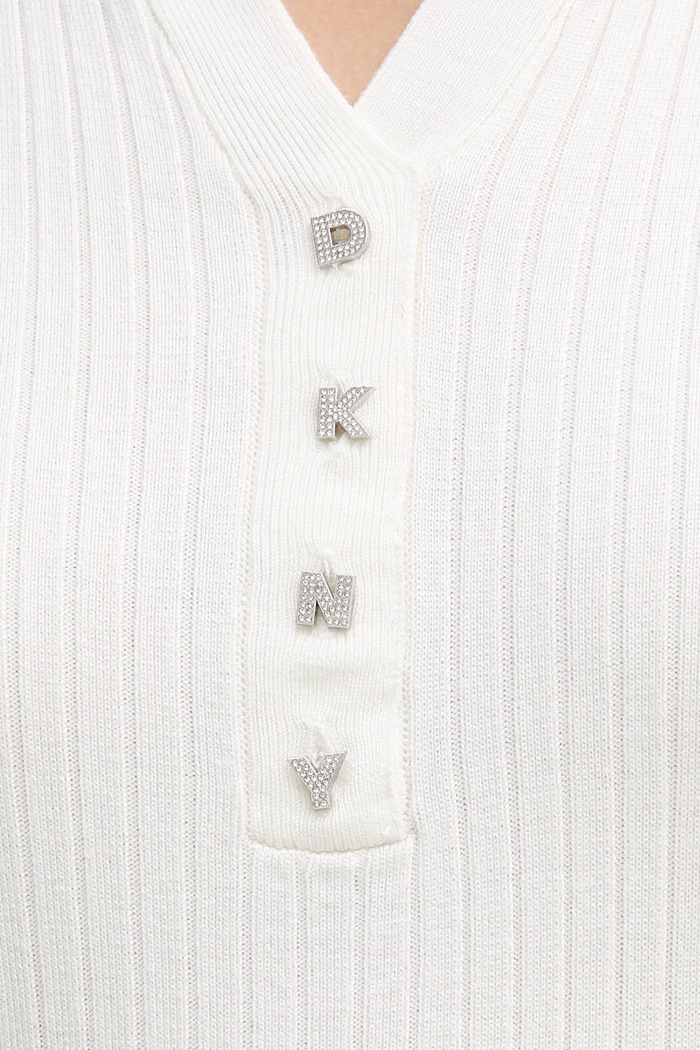 Polo tričko Dkny DJ6R0236 béžová