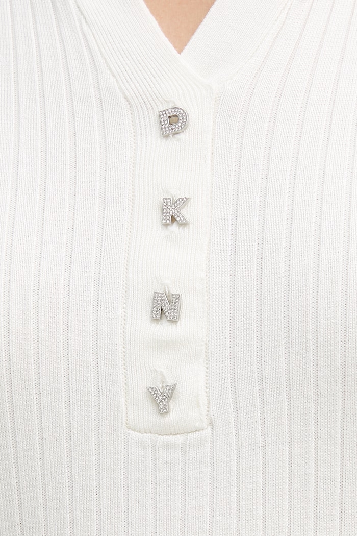 Polo tričko Dkny DJ6R0236 béžová