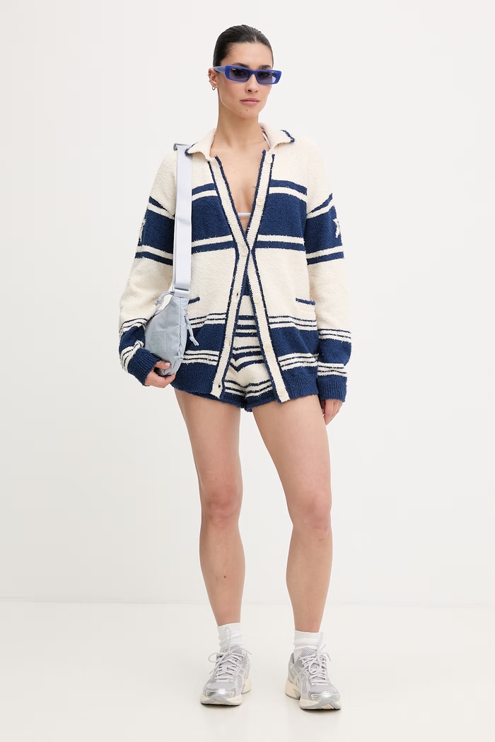 Perfect Moment cardigan pentru femei, cu bumbac W3001388 bleumarin SS26