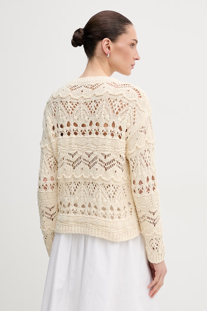 Odzież OUI sweter 96493 beżowy
