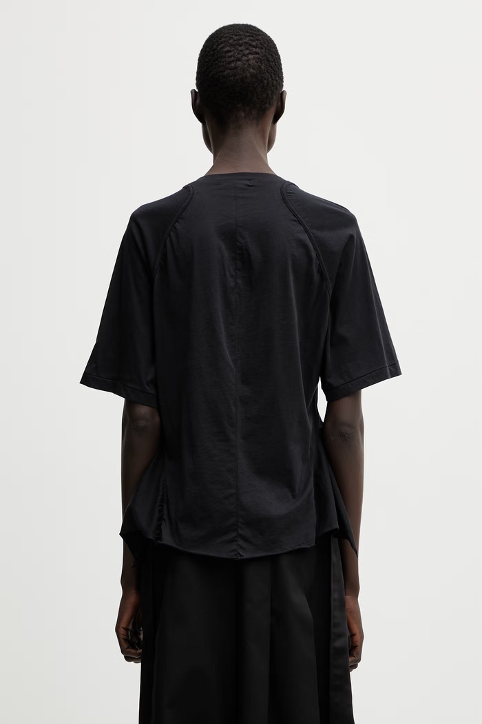 Odzież Undercover PULLOVER t-shirt bawełniany damski UP1F1805 czarny