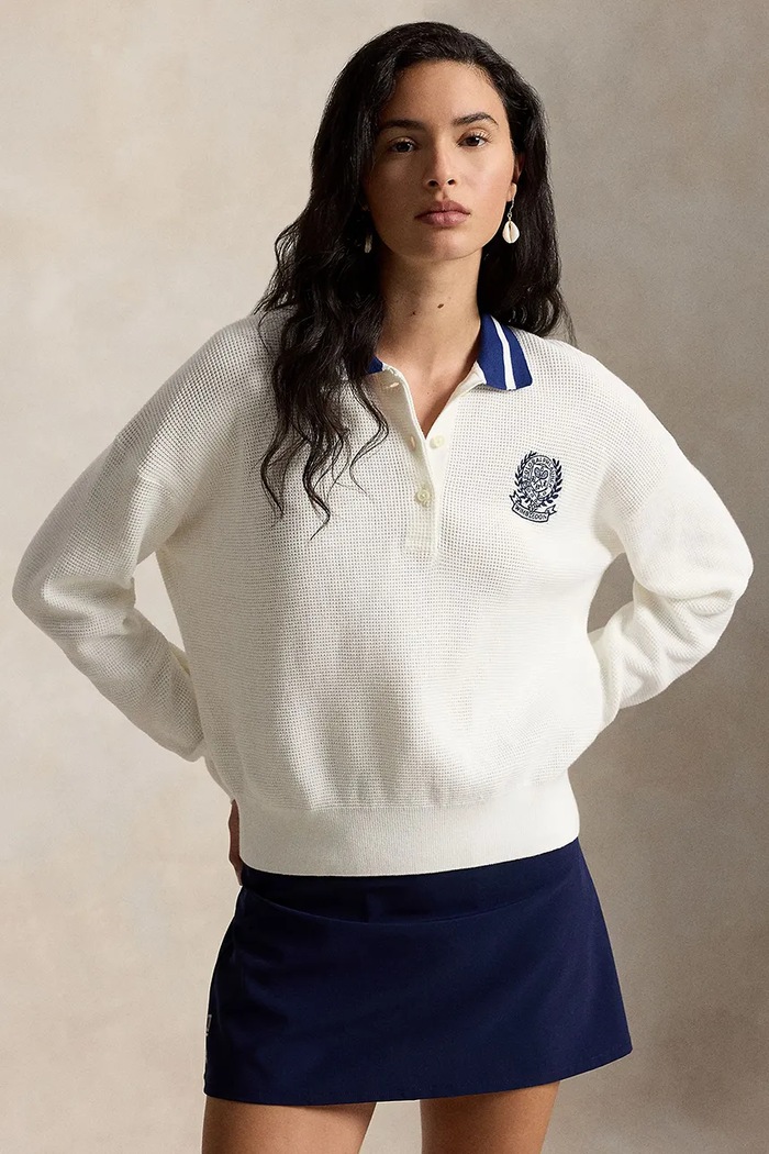 Polo Ralph Lauren sweter damski bawełniany biały 211B15796