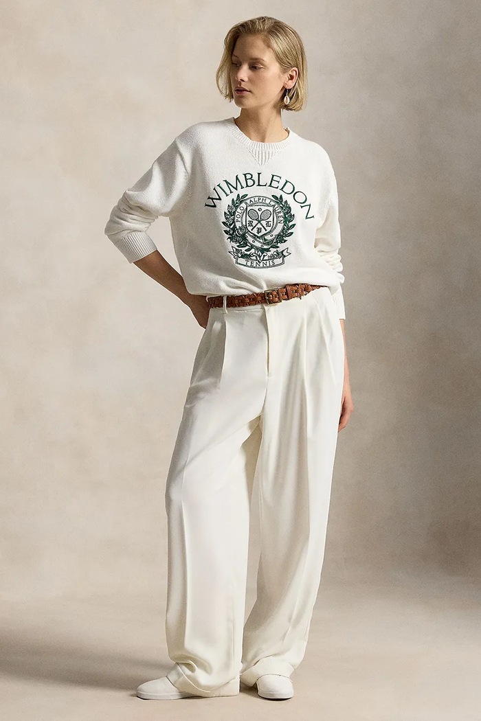 Odzież Polo Ralph Lauren sweter damski bawełniany 211B15807 beżowy