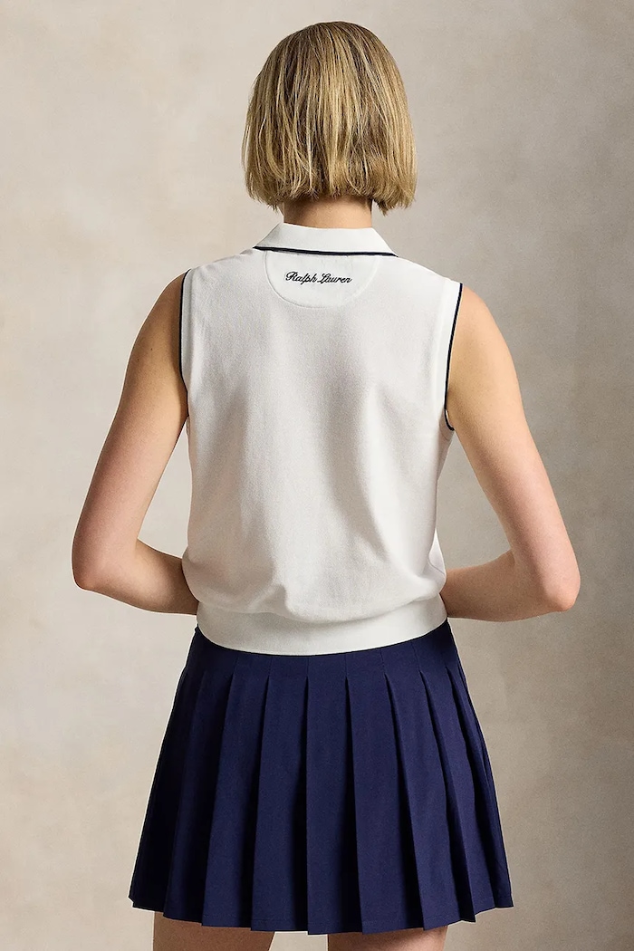 Polo Ralph Lauren sweter damski bawełniany 211B16035 biały SS26