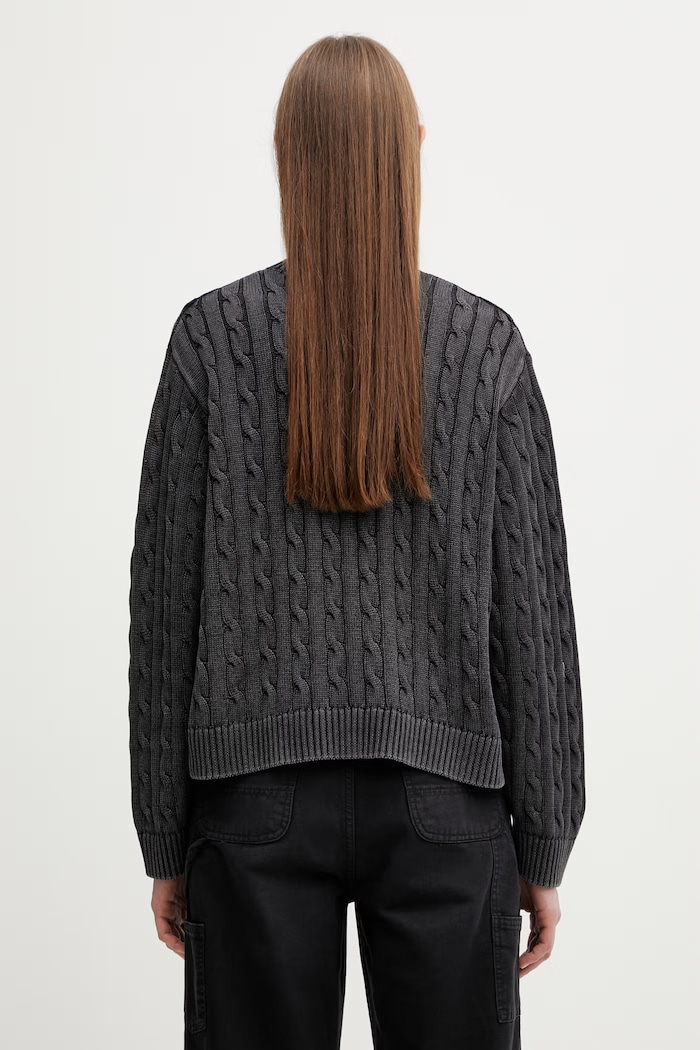 Clothing Carhartt WIP W' Carter Sweater cotton Women's I036394.89GD black
