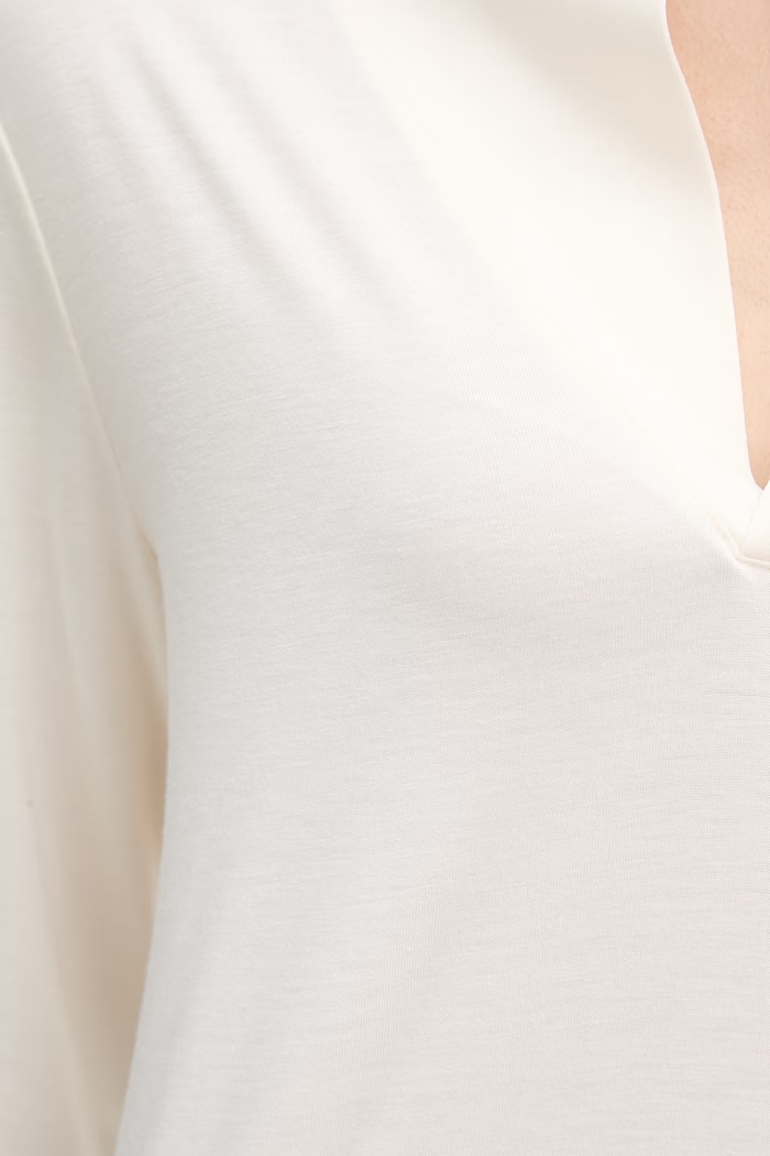 United Colors of Benetton longsleeve pentru femei 3TVRD4025 bej