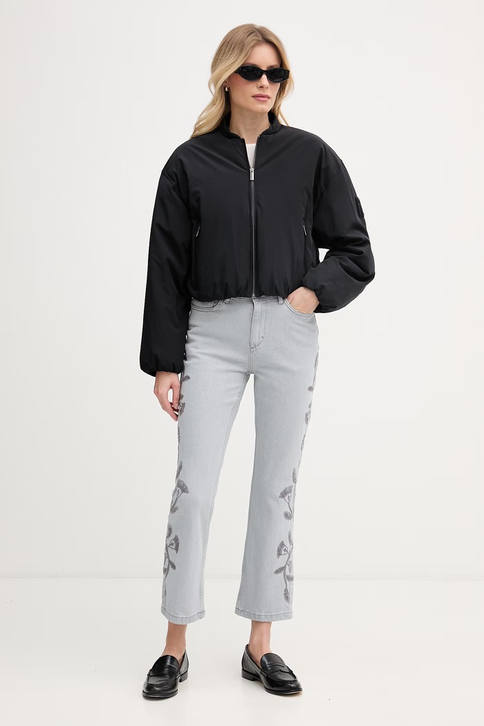 United Colors of Benetton tričko s dlouhým rukávem dámské z viskózy 3Z12D10C2 béžová SS26