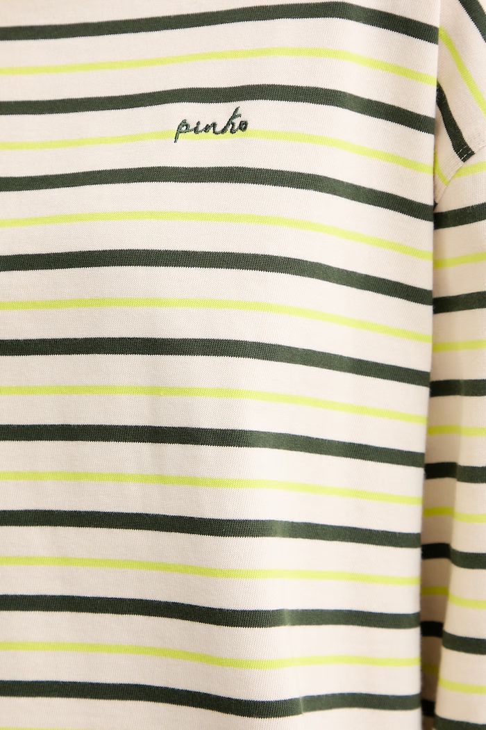 Pinko longsleeve pentru femei, din bumbac 107728.A3ML bej