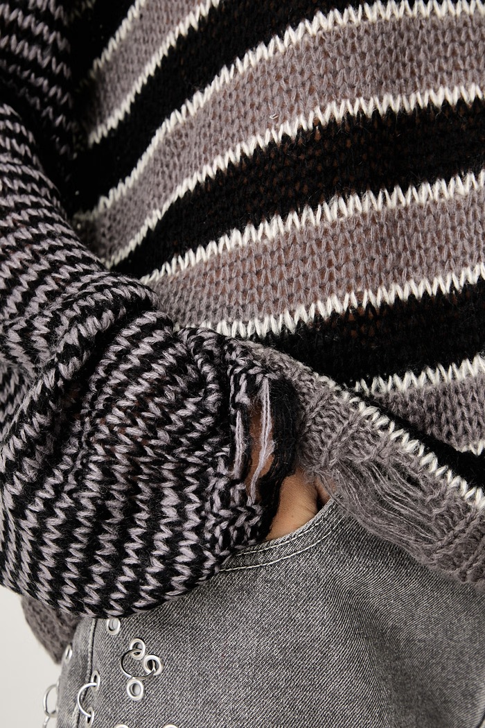 The Ragged Priest sweter damski RPSS261063KW szary
