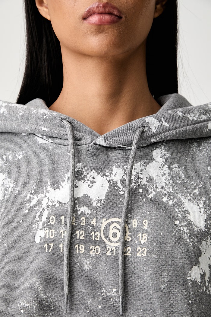 MM6 Maison Margiela bluza z kapturem damska bawełniana S62GU0146.S25337