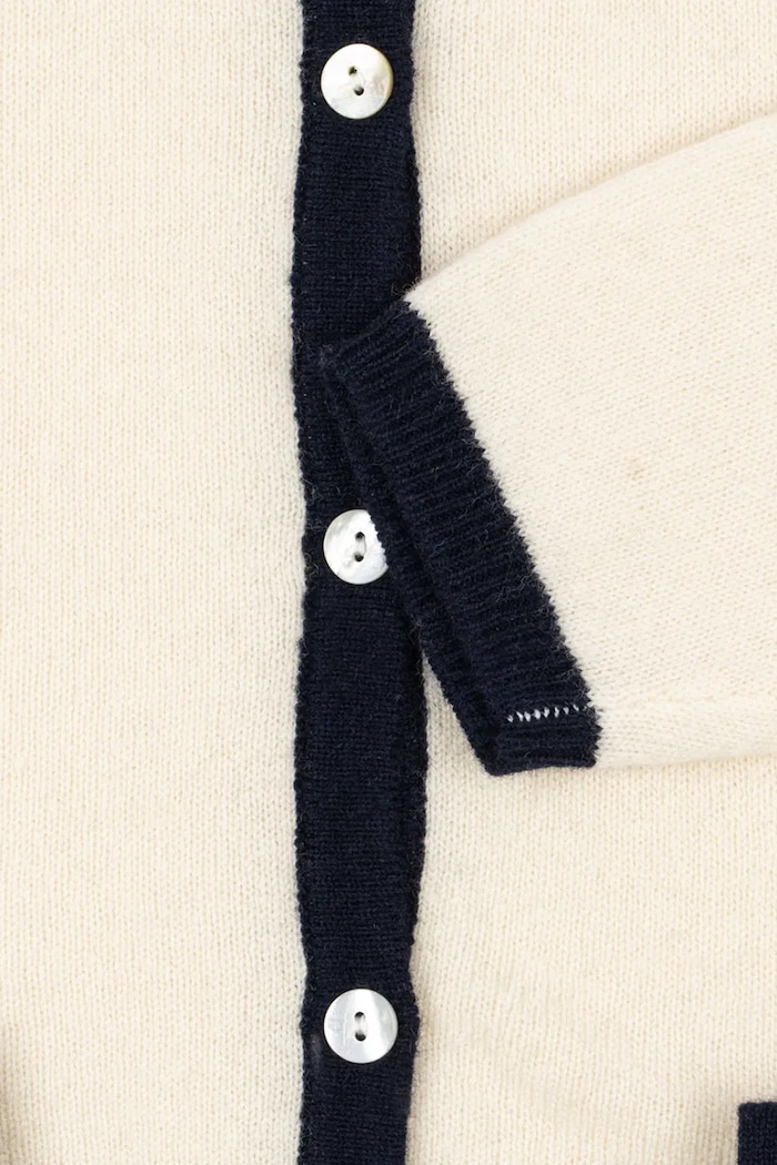 Konges Sløjd kardigan wełniany dziecięcy ALETTE CARDIGAN KS104379.PreSpring beżowy