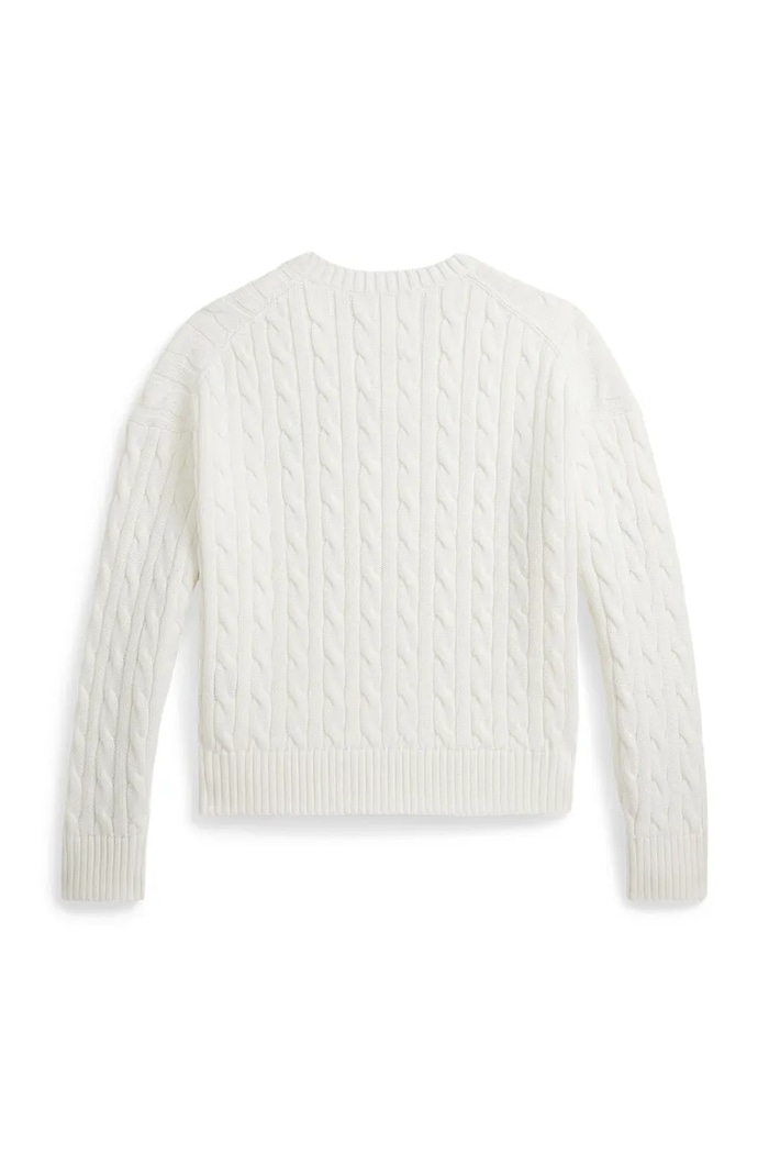 Detský bavlnený sveter Polo Ralph Lauren 313A11238001 biela SS26