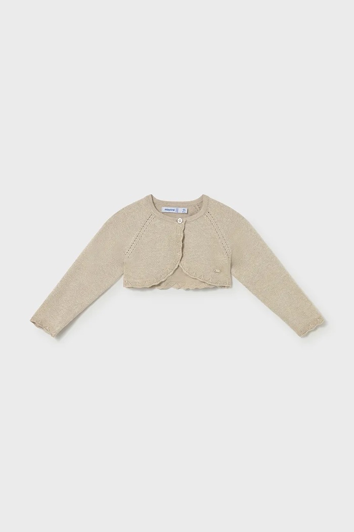 Mayoral cardigan copii uni bej 306.4D.Baby.PPY2
