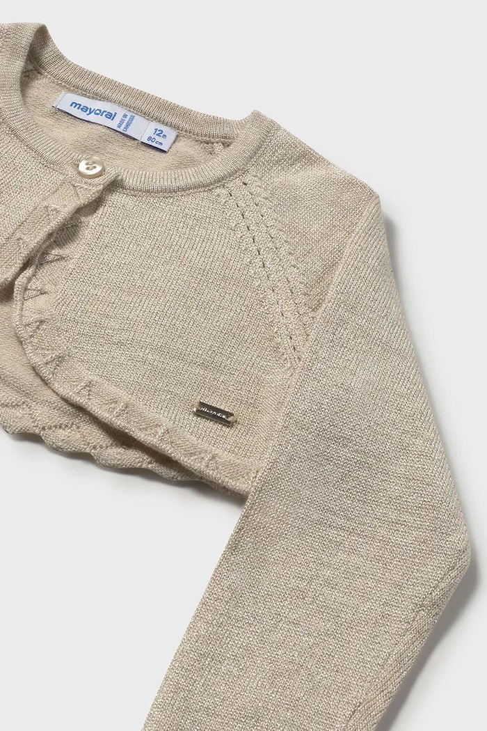 Fete Mayoral cardigan copii 306.4D.Baby.PPY2 bej
