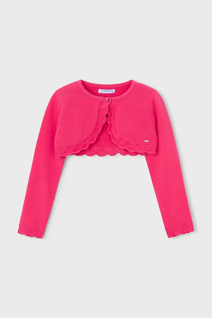 Mayoral cardigan per bambini medio spessore rosa 320.6A.Mini.PPY2