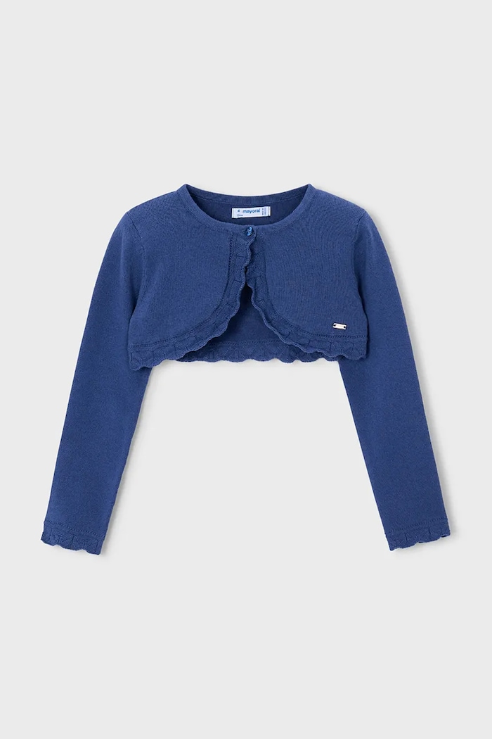 Mayoral cardigan copii uni albastru 320.6A.Mini.PPY2