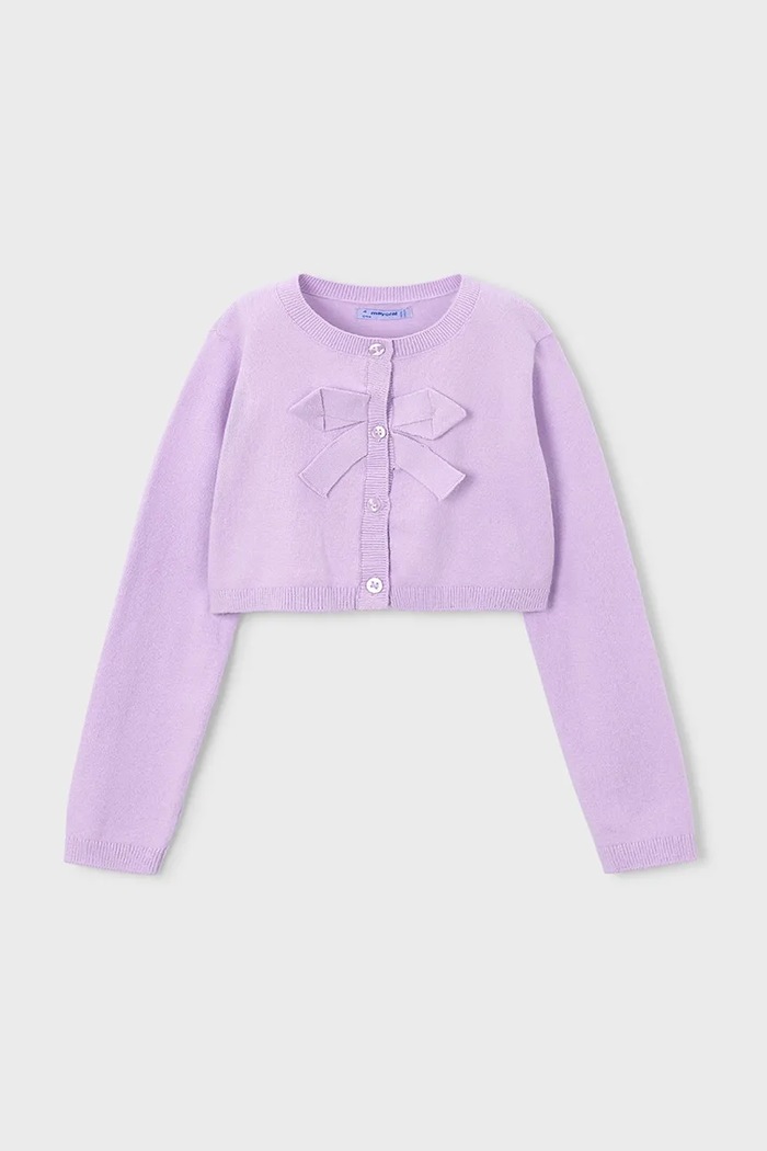Mayoral cardigan per bambini medio spessore violetto 321.6D.Mini.PPY2