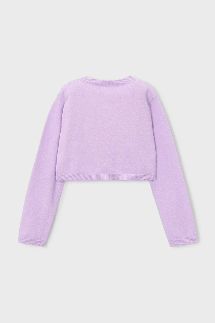 Mayoral cardigan per bambini 321.6D.Mini.PPY2 violetto SS26