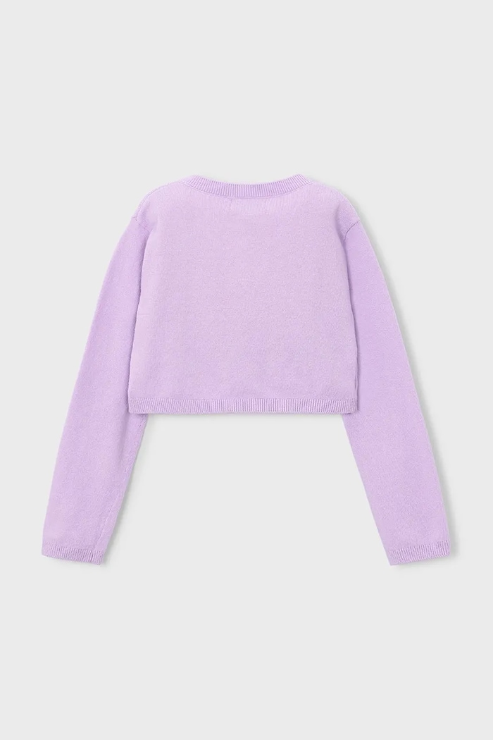 Mayoral cardigan per bambini 321.6D.Mini.PPY2 violetto SS26
