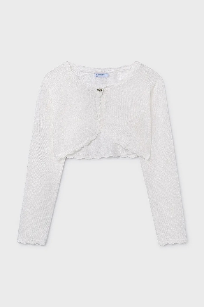 Mayoral cardigan copii uni bej 332.8A.Junior.PPY2